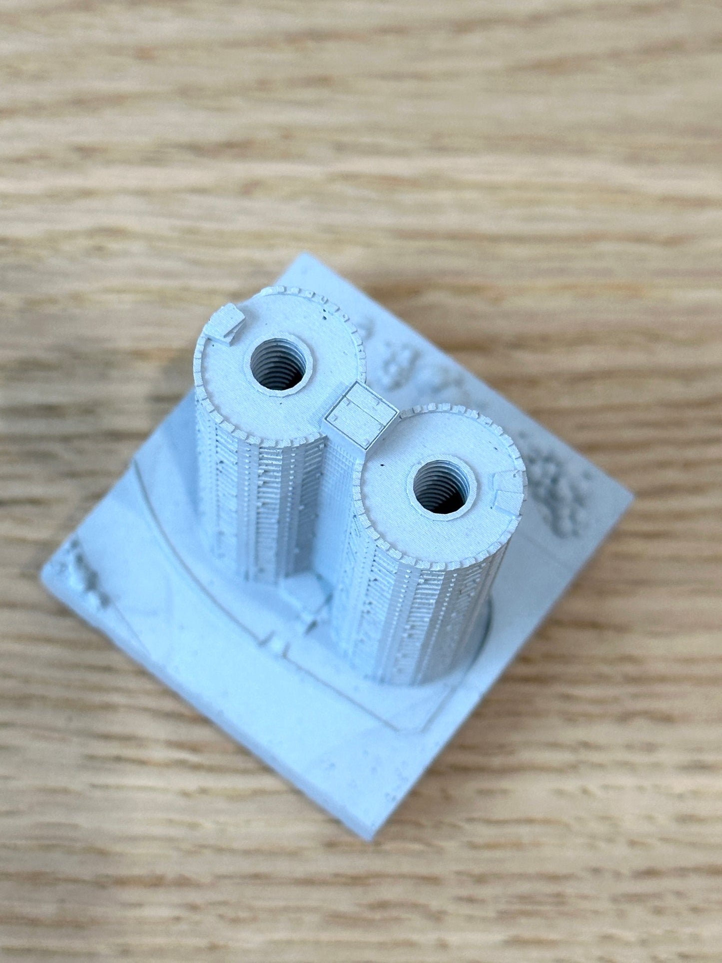 むさじじ 手作りセメント ジオラマ 香港の団地 勵德邨 香港建物模型 香港製