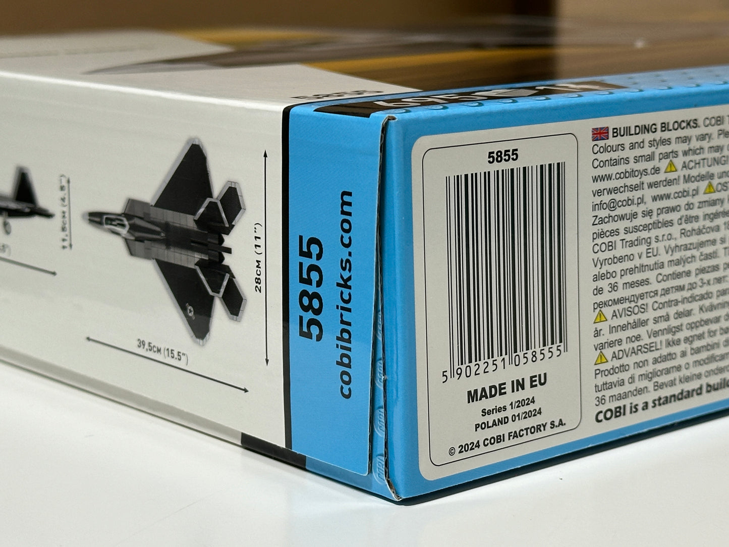 コビー COBI 5855 Lockheed F-22 Raptor 戦闘機 1/48 制空戦闘機