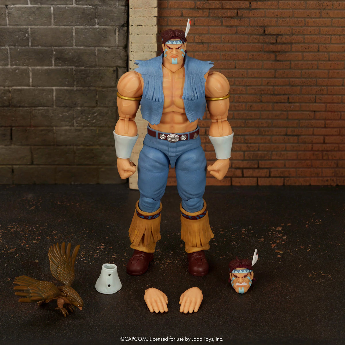 JADA TOYS Street Fighter ストリートファイター T.Hawk（サンダー・ホーク）1/12 アクションフィギュア JD35739