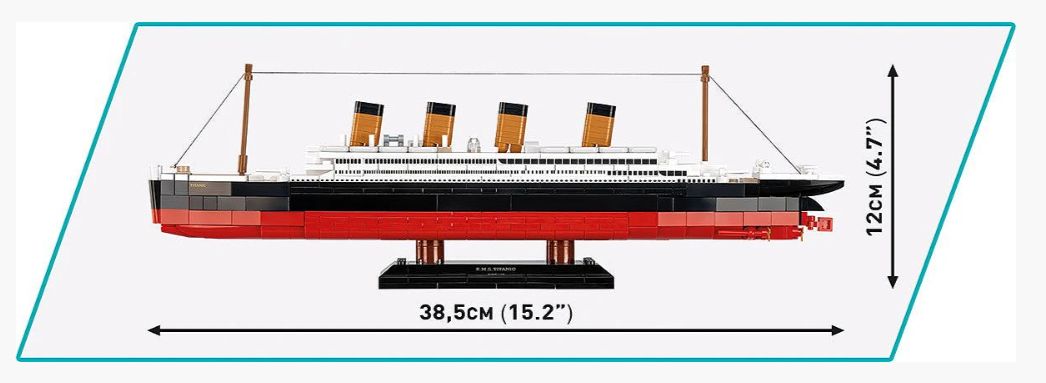 コビー COBI 1680 R.M.S.タイタニック Titanic EU製（ポーランド Poland）LEGO 対応ブロック