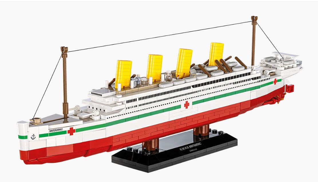 コビー COBI 1681 歴史コレクション 大戦 H.M.H.S ブリタニック Britannic EU製（ポーランド Poland）LEGO対応ブロック