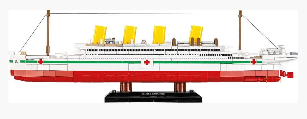 コビー COBI 1681 歴史コレクション 大戦 H.M.H.S ブリタニック Britannic EU製（ポーランド Poland）LEGO対応ブロック