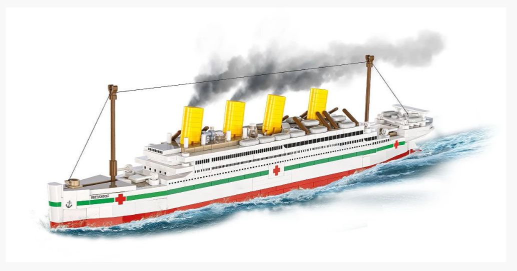 コビー COBI 1681 歴史コレクション 大戦 H.M.H.S ブリタニック Britannic EU製（ポーランド Poland）LEGO対応ブロック