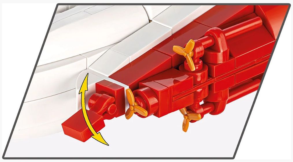 コビー COBI 1681 歴史コレクション 大戦 H.M.H.S ブリタニック Britannic EU製（ポーランド Poland）LEGO対応ブロック