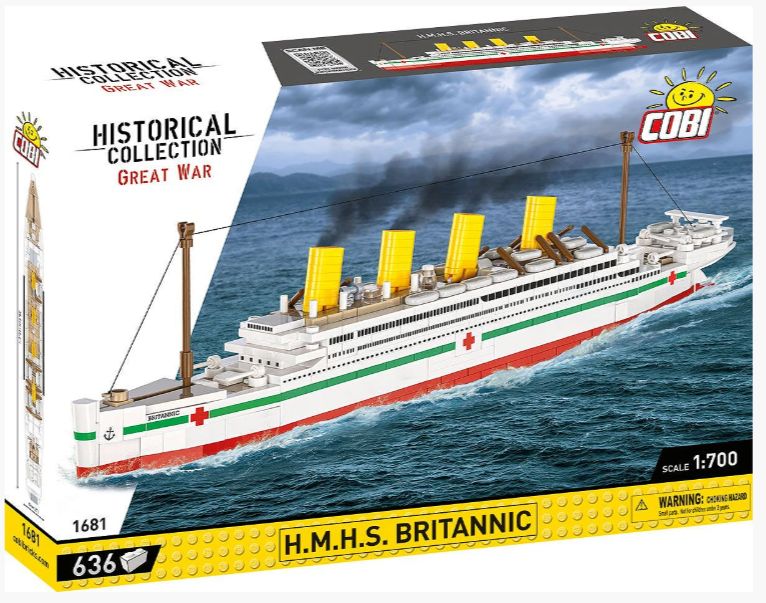 コビー COBI 1681 歴史コレクション 大戦 H.M.H.S ブリタニック Britannic EU製（ポーランド Poland）LEGO対応ブロック
