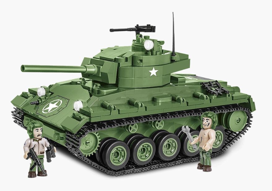 コビー COBI 2543 M24 チャフィータンク CHAFFEE ヒストリカルコレクション 第二次世界大戦 EU製（ポーランド Poland）LEGO対応ブロック