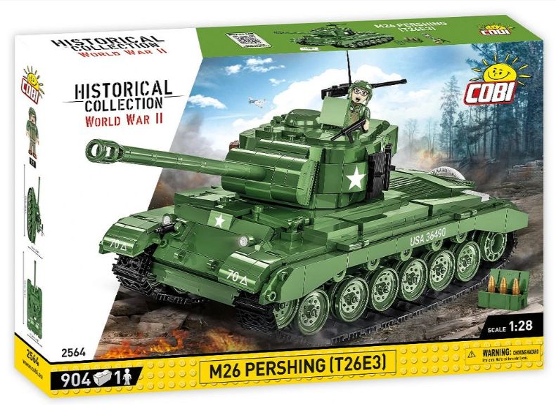 コビー COBI 2564 M26 パーシング PERSHING T26E3 EU製（ポーランド Poland）LEGO 対応ブロック