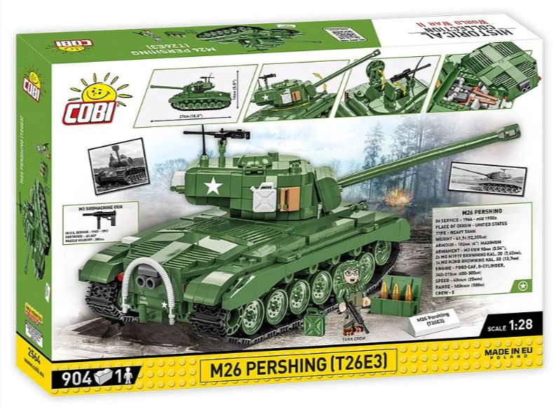 コビー COBI 2564 M26 パーシング PERSHING T26E3 EU製（ポーランド Poland）LEGO 対応ブロック