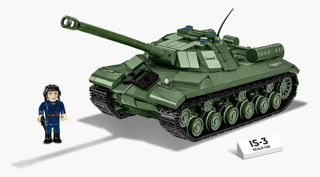コビー COBI 2590  Is-3 イス・トゥーリー Soviet ソビエト 重戦車 ヒストリカルコレクション 第二次世界大戦 EU製（ポーランド Poland）LEGO 対応ブロック