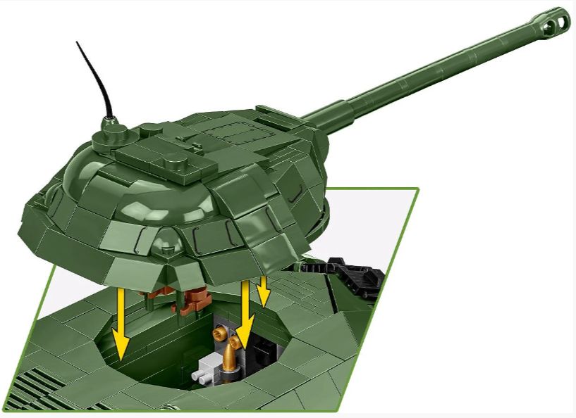 コビー COBI 2590  Is-3 イス・トゥーリー Soviet ソビエト 重戦車 ヒストリカルコレクション 第二次世界大戦 EU製（ポーランド Poland）LEGO 対応ブロック