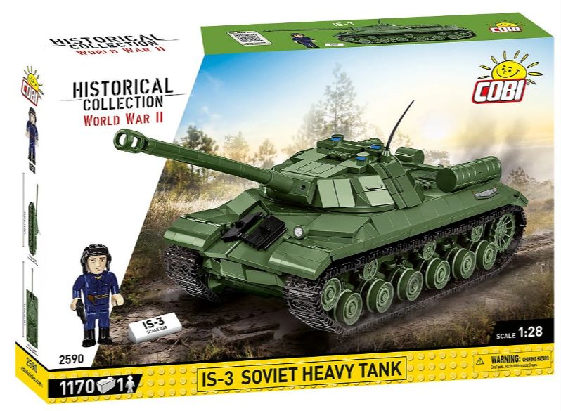 コビー COBI 2590  Is-3 イス・トゥーリー Soviet ソビエト 重戦車 ヒストリカルコレクション 第二次世界大戦 EU製（ポーランド Poland）LEGO 対応ブロック