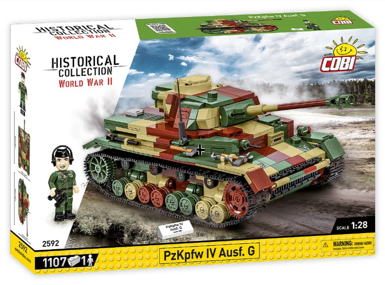 コビー COBI 2592 PZKPFW IV Ausf. G IV号戦車 ヒストリカルコレクション 第二次世界大戦 EU製（ポーランド Poland）LEGO 対応ブロック