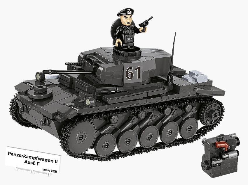 コビー COBI 2597 Panzerkampfwagen II AUSF. F II号戦車 ヒストリカルコレクション 第二次世界大戦 EU製（ポーランド Poland）LEGO 対応ブロック
