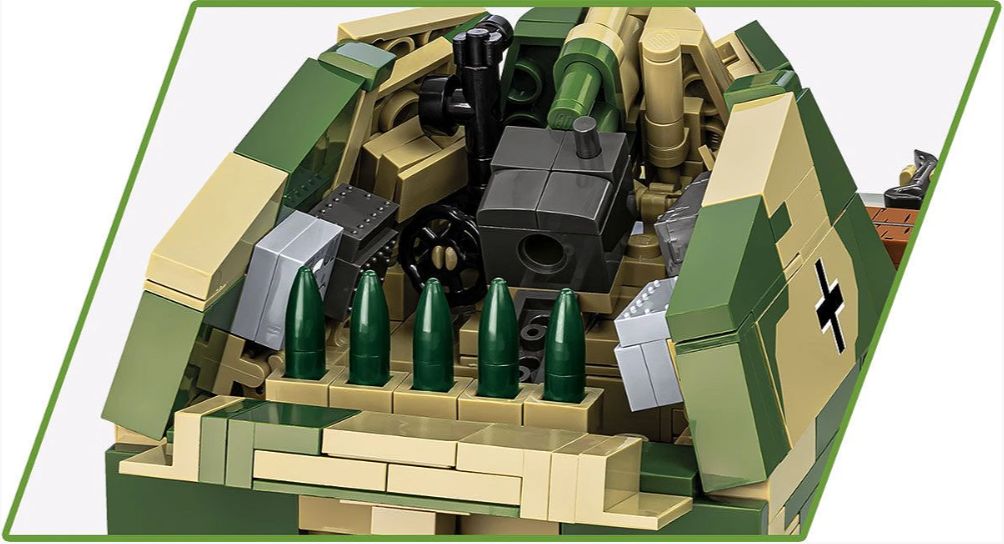 コビー COBI 2598 Sd.Kfz.124 Wespe Tank ヴェスペ  ヒストリカルコレクション 第二次世界大戦 EU製（ポーランド Poland）LEGO 対応ブロック