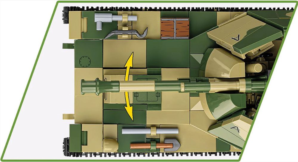 コビー COBI 2598 Sd.Kfz.124 Wespe Tank ヴェスペ  ヒストリカルコレクション 第二次世界大戦 EU製（ポーランド Poland）LEGO 対応ブロック