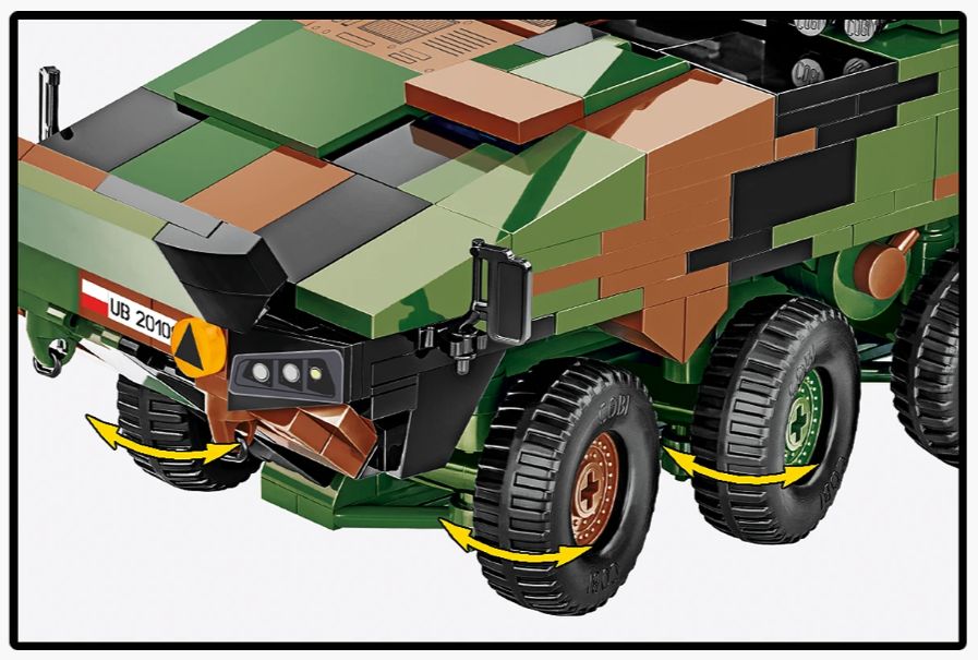 コビー COBI 2629 Armed Forces KTO Rosomak (PL/UA) ロソマク EU製（ポーランド Poland）LEGO 対応ブロック