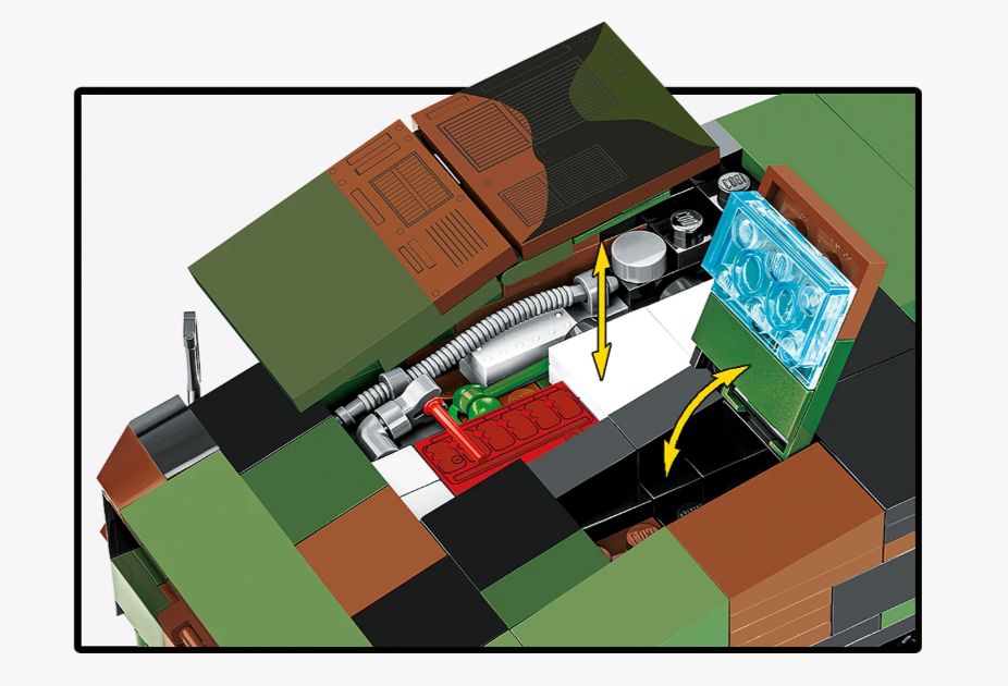 コビー COBI 2629 Armed Forces KTO Rosomak (PL/UA) ロソマク EU製（ポーランド Poland）LEGO 対応ブロック