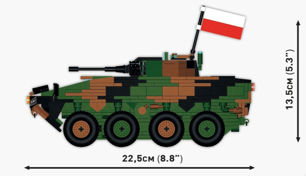 コビー COBI 2629 Armed Forces KTO Rosomak (PL/UA) ロソマク EU製（ポーランド Poland）LEGO 対応ブロック