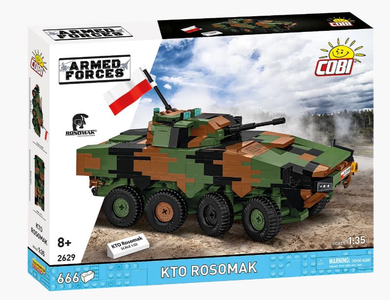コビー COBI 2629 Armed Forces KTO Rosomak (PL/UA) ロソマク EU製（ポーランド Poland）LEGO 対応ブロック