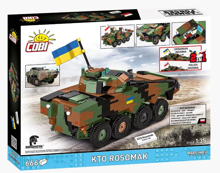 コビー COBI 2629 Armed Forces KTO Rosomak (PL/UA) ロソマク EU製（ポーランド Poland）LEGO 対応ブロック