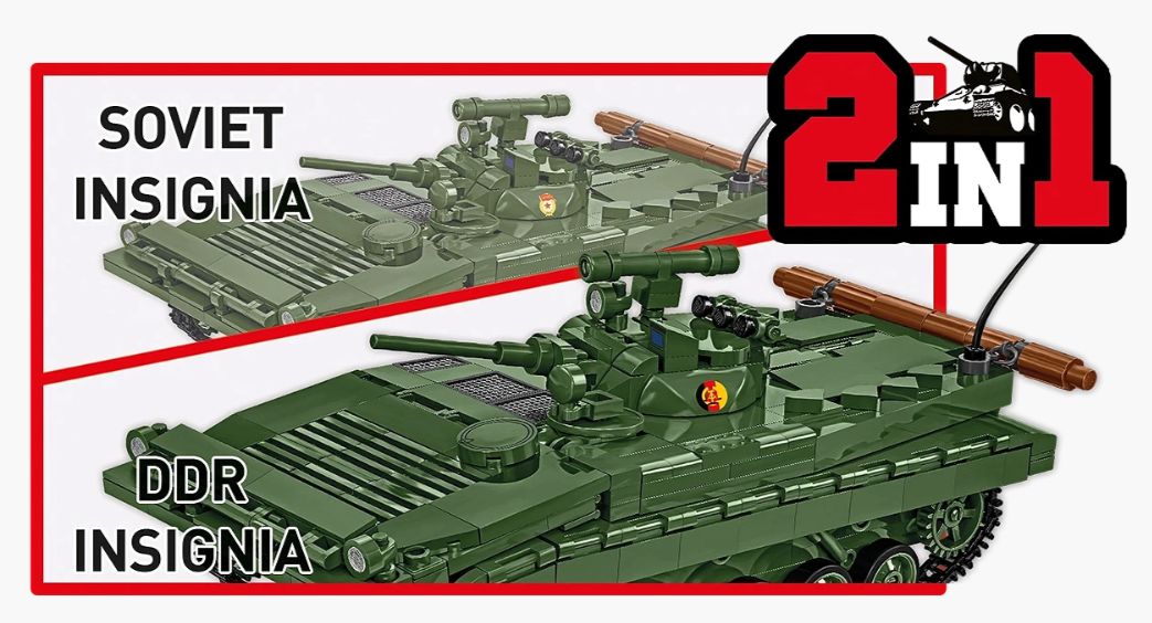 コビー COBI 2631 BMP-1 (Boyevaya Mashina Pekhoty) EU製（ポーランド Poland）LEGO 対応ブロック