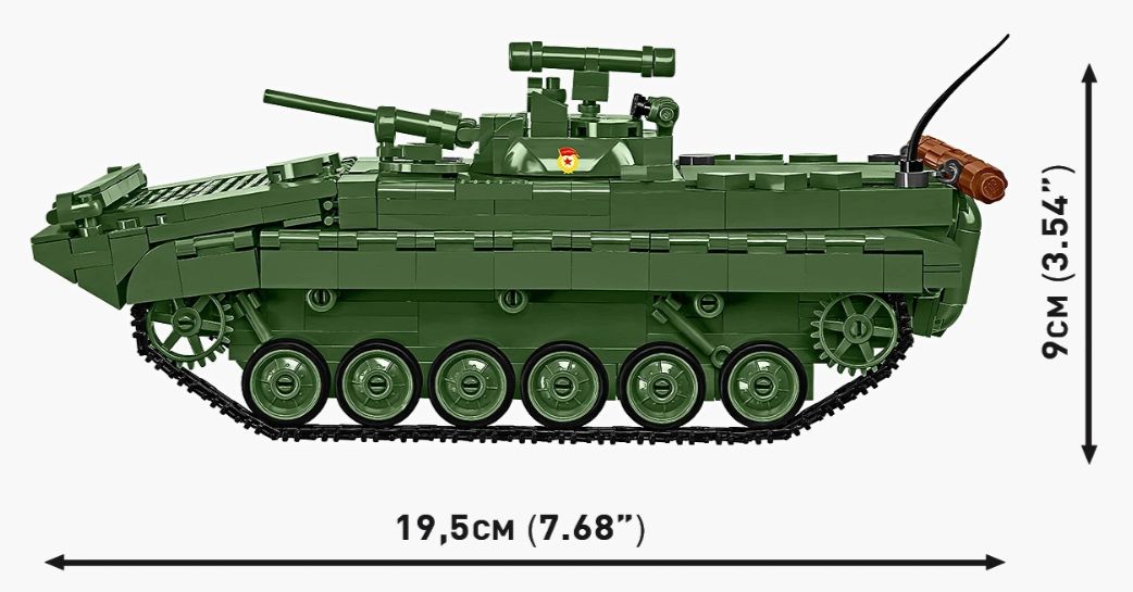 コビー COBI 2631 BMP-1 (Boyevaya Mashina Pekhoty) EU製（ポーランド Poland）LEGO 対応ブロック