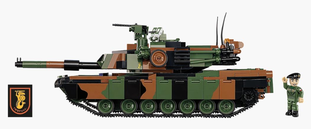 コビー COBI 2633 Armed Forces M1A2 ABRAMS エイブラムス(PL) 戦車 EU製（ポーランド Poland）LEGO 対応ブロック