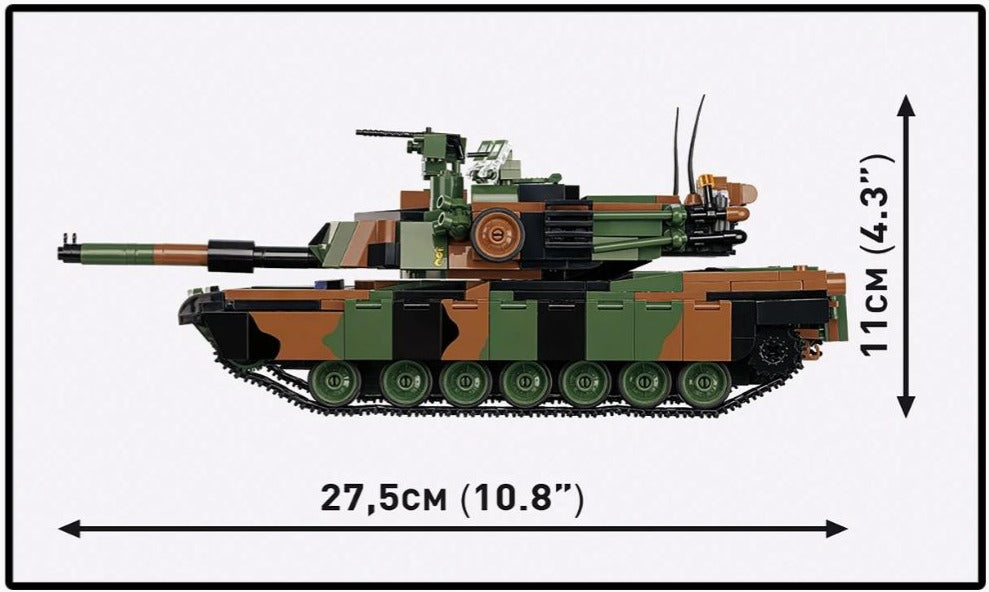 コビー COBI 2633 Armed Forces M1A2 ABRAMS エイブラムス(PL) 戦車 EU製（ポーランド Poland）LEGO 対応ブロック