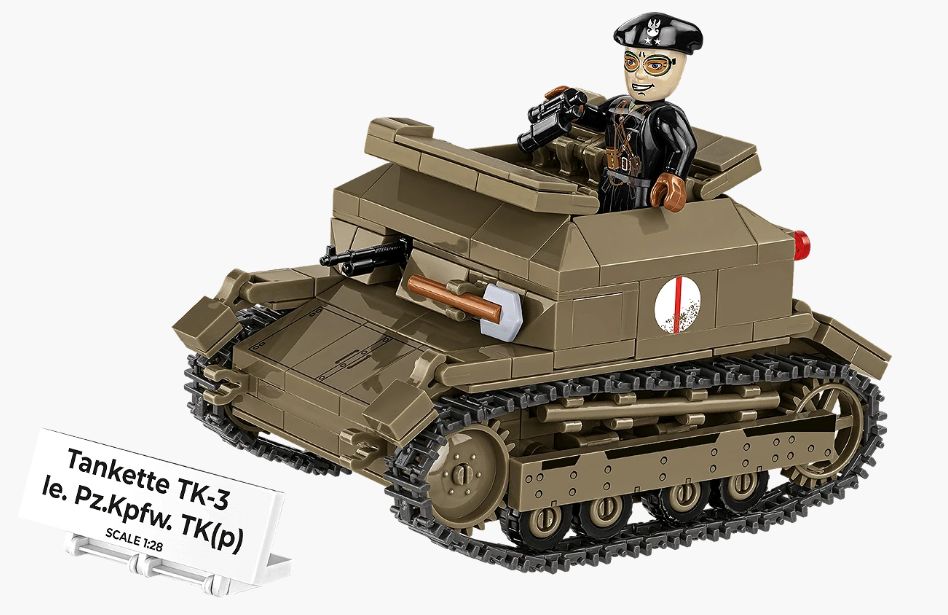 コビー COBI 2658 Tankette タンケットTK-3 ヒストリカルコレクション 第二次世界大戦 EU製（ポーランド Poland）LEGO 対応ブロック