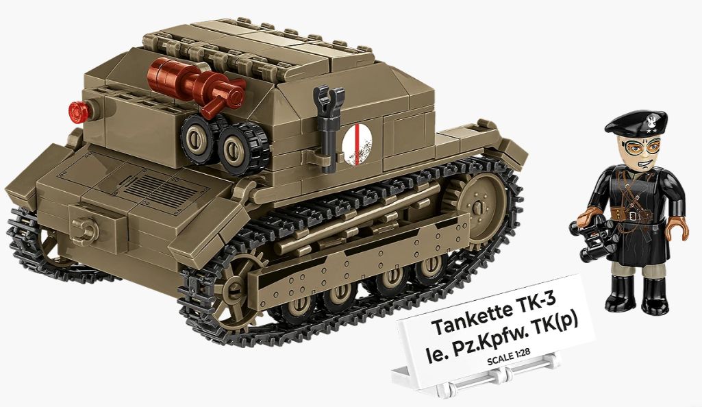 コビー COBI 2658 Tankette タンケットTK-3 ヒストリカルコレクション 第二次世界大戦 EU製（ポーランド Poland）LEGO 対応ブロック