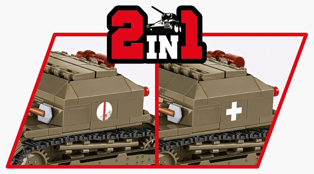コビー COBI 2658 Tankette タンケットTK-3 ヒストリカルコレクション 第二次世界大戦 EU製（ポーランド Poland）LEGO 対応ブロック