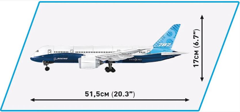 コビー COBI 26603 Boeing 787-8 DREAMLINER ボーイング 飛行機 EU製（ポーランド Poland）LEGO 対応ブロック