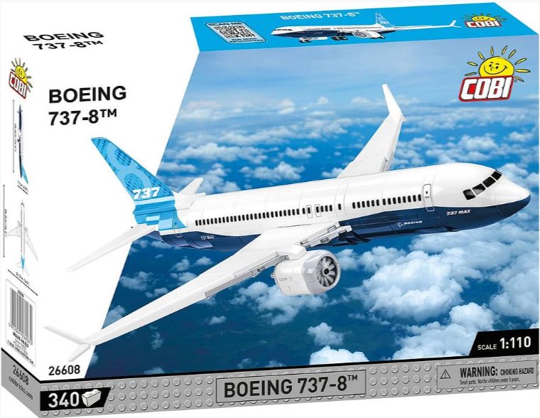 コビー COBI 26608 Boeing 737-8 ボーイング 飛行機 EU製（ポーランド Poland）LEGO 対応ブロック