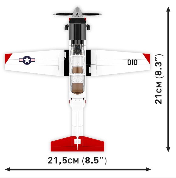 コビー COBI 26625 Civil aircraft Beechcraft T-6 Texan II テキサンII EU製（ポーランド Poland）LEGO 対応ブロック
