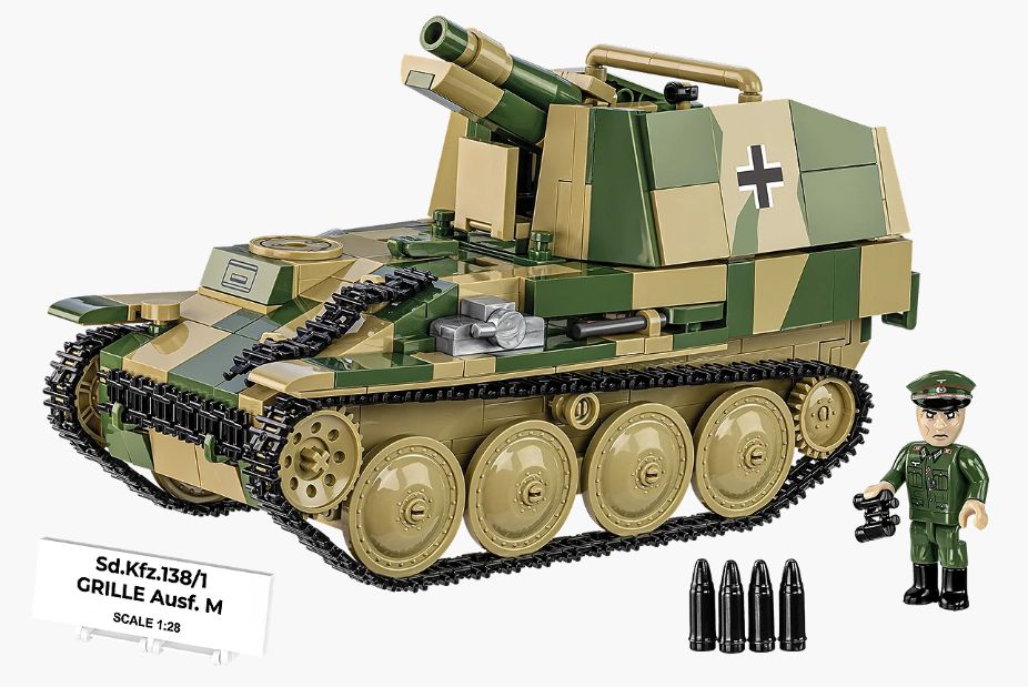 コビー COBI 2665 Sd.Kfz.138 グリレ Grille Ausf. M ヒストリカルコレクション 第二次世界大戦 EU製（ポーランド Poland）LEGO 対応ブロック