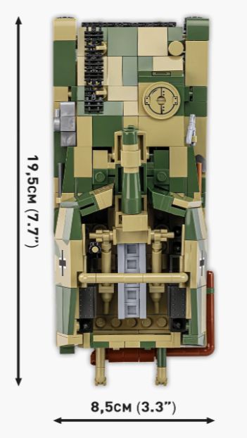 コビー COBI 2665 Sd.Kfz.138 グリレ Grille Ausf. M ヒストリカルコレクション 第二次世界大戦 EU製（ポーランド Poland）LEGO 対応ブロック