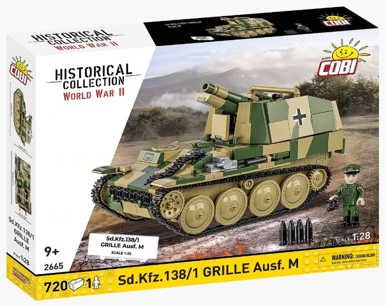 コビー COBI 2665 Sd.Kfz.138 グリレ Grille Ausf. M ヒストリカルコレクション 第二次世界大戦 EU製（ポーランド Poland）LEGO 対応ブロック