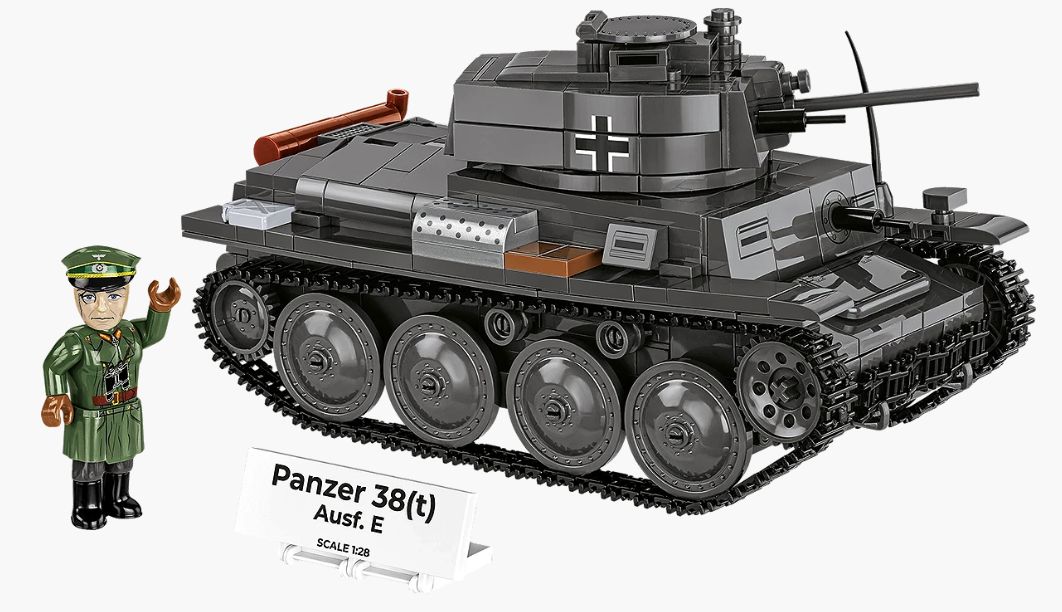 コビー COBI 2666 PANZER 38(T)/(CKD) LT VZ ヒストリカルコレクション 第二次世界大戦 EU製（ポーランド Poland）LEGO 対応ブロック