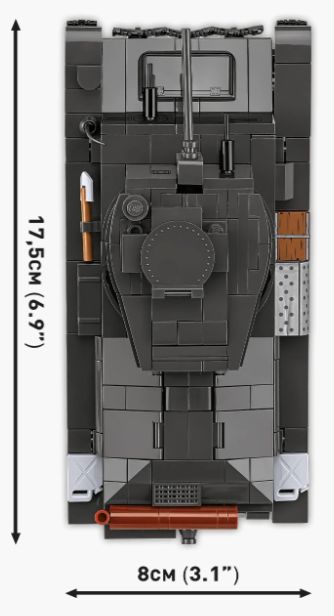 コビー COBI 2666 PANZER 38(T)/(CKD) LT VZ ヒストリカルコレクション 第二次世界大戦 EU製（ポーランド Poland）LEGO 対応ブロック