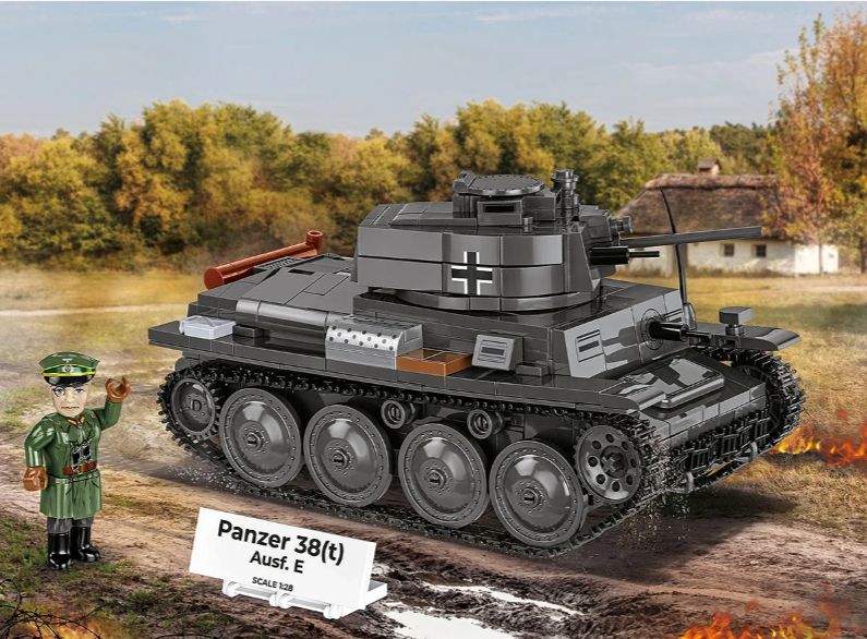 コビー COBI 2666 PANZER 38(T)/(CKD) LT VZ ヒストリカルコレクション 第二次世界大戦 EU製（ポーランド Poland）LEGO 対応ブロック