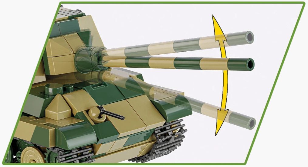 コビー COBI 2733 Panzerjager Tiger Ausf.B パンツァージャガー タイガー アウスフ B ヤークトティーガー タンク ヒストリカルコレクション 第二次世界大戦EU製（ポーランド Poland）LEGO 対応ブロック