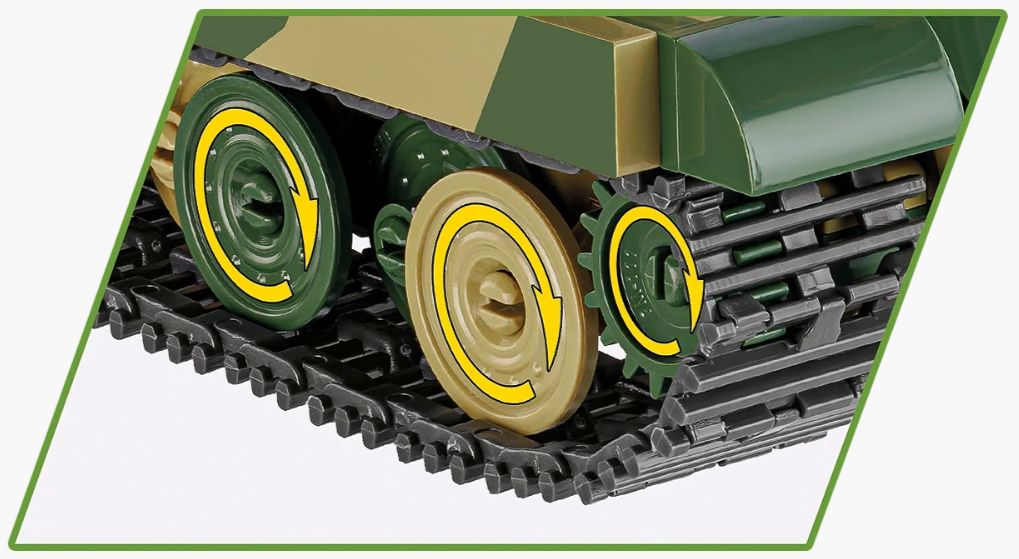 コビー COBI 2733 Panzerjager Tiger Ausf.B パンツァージャガー タイガー アウスフ B ヤークトティーガー タンク ヒストリカルコレクション 第二次世界大戦EU製（ポーランド Poland）LEGO 対応ブロック