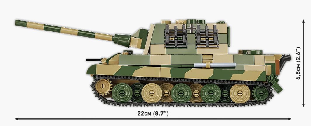 コビー COBI 2733 Panzerjager Tiger Ausf.B パンツァージャガー タイガー アウスフ B ヤークトティーガー タンク ヒストリカルコレクション 第二次世界大戦EU製（ポーランド Poland）LEGO 対応ブロック