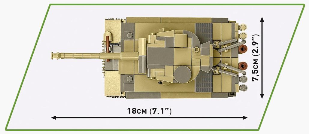 コビー COBI 2734 PANZER VI TIGER I no 131 タイガー131 ヒストリカルコレクション 第二次世界大戦 EU製（ポーランド Poland）LEGO 対応ブロック