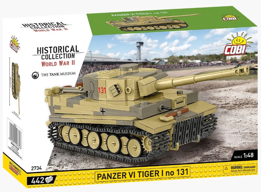 コビー COBI 2734 PANZER VI TIGER I no 131 タイガー131 ヒストリカルコレクション 第二次世界大戦 EU製（ポーランド Poland）LEGO 対応ブロック
