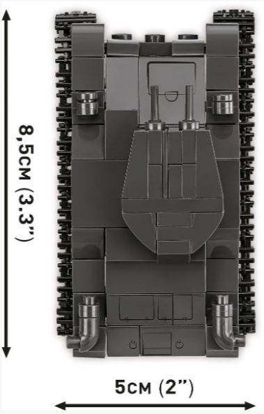 コビー COBI 2740 Renault / Valentine / Panze ルノーR35 / バレンタインIX / パンツァーI ヒストリカルコレクション 第二次世界大戦 EU製（ポーランド Poland）LEGO 対応ブロック