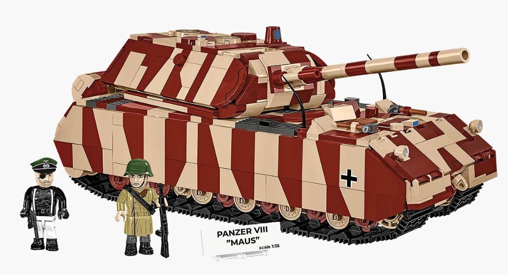 コビー COBI 3138 PANZER パンツァーVIII VIII号戦車 マウス ヒストリカルコレクション 第二次世界大戦 EU製（ポーランド Poland）LEGO 対応ブロック