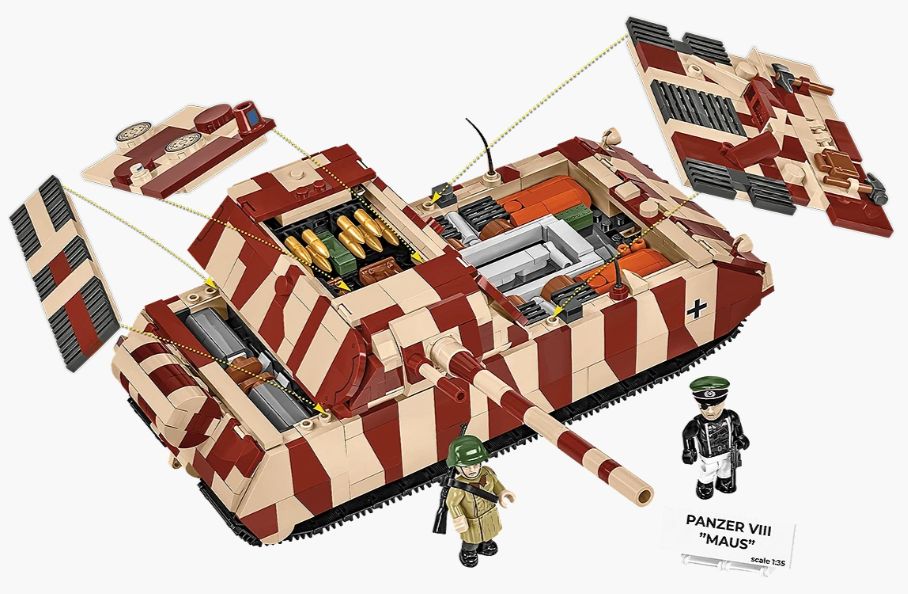 コビー COBI 3138 PANZER パンツァーVIII VIII号戦車 マウス ヒストリカルコレクション 第二次世界大戦 EU製（ポーランド Poland）LEGO 対応ブロック