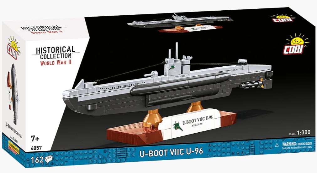 コビー COBI 4857 U-BOOT Uボート VIIC U-96 ヒストリカルコレクション 第二次世界大戦 EU製（ポーランド Poland）LEGO 対応ブロック