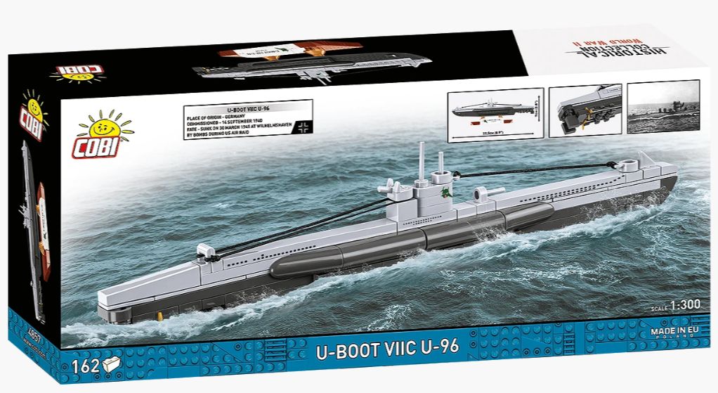 コビー COBI 4857 U-BOOT Uボート VIIC U-96 ヒストリカルコレクション 第二次世界大戦 EU製（ポーランド Poland）LEGO 対応ブロック